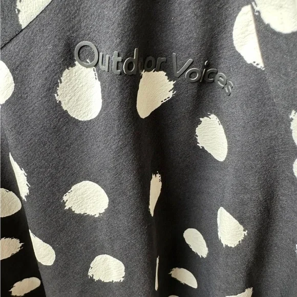 RARE NWT Outdoor Voices Exercise Dress Polka Dot Size M